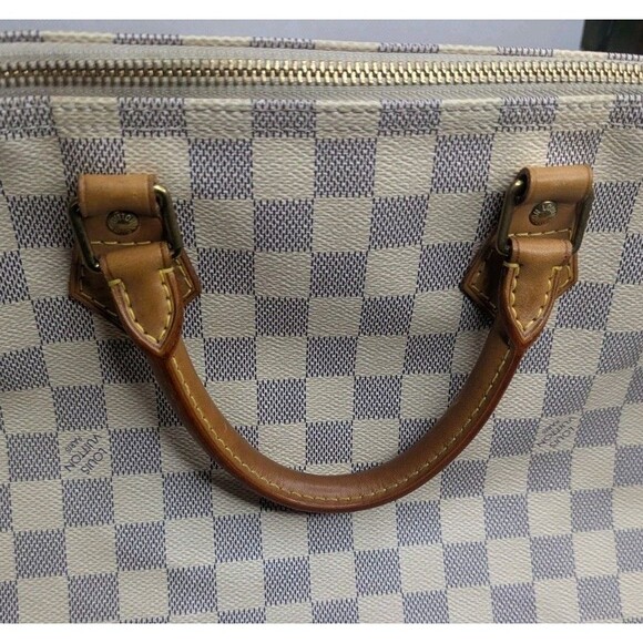 Louis Vuitton Speedy Damier Azur - 35, Lock & Key included, Authentic - Picture 15 of 16